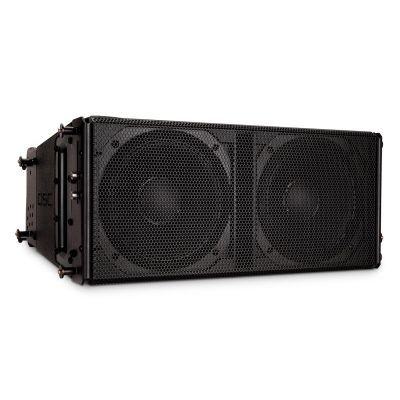 QSC WideLine-8 WL3082-BK Line Array Module, Dual 8-inch LF, 3-inch HF, Black