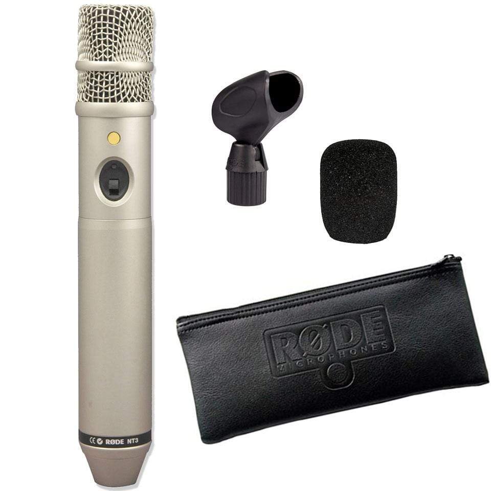 Rode Condenser Microphone NT3 Cardioid 0.75in Diaphragm Silver - Image 2
