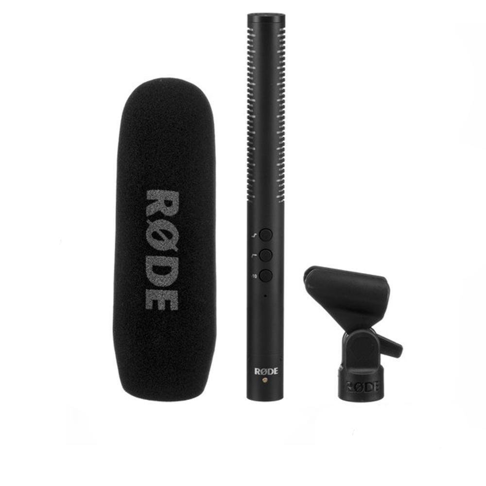Rode Shotgun Microphone NTG4 with Low Noise 16dB and Digital Switching
