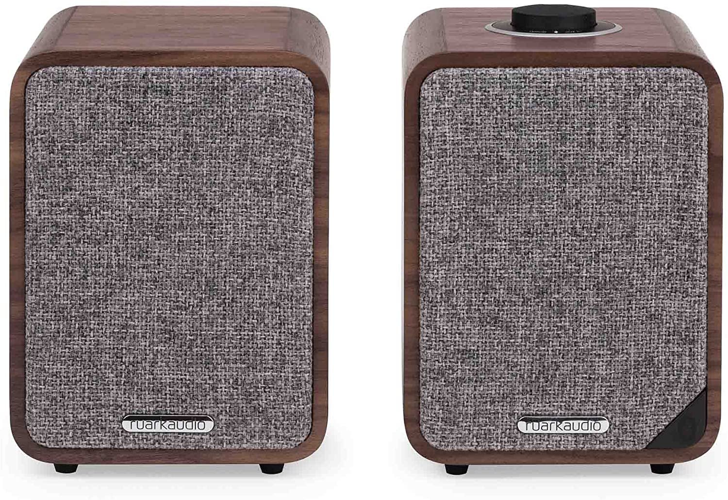 Ruark Audio MR1 MK2 Desktop Speakers with Bluetooth - Rich Walnut