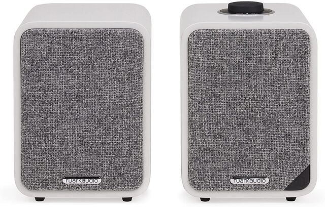Ruark Audio MR1 MK2 HiFi Speakers with Bluetooth aptX - Soft Grey