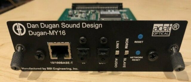 Yamaha Automatic Mixing Card DUGAN-MY16 16-Channel 24-bit for Audio Mixers