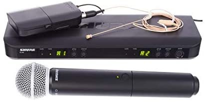 Shure Wireless Combo System BLX1288/K14 with MX153 Earset and SM58 Mic
