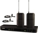 Shure BLX188UK/CVLX-K14 Dual Wireless Lavalier Microphone System with 2 Mics for Presentations