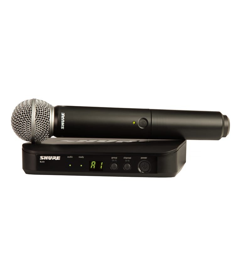 Shure Wireless Vocal System BLX24/SM58 with Rack Mount, 100m Range