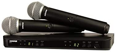 Shure Wireless Microphone System BLX288UK Beta58A Dual Vocal Supercardioid