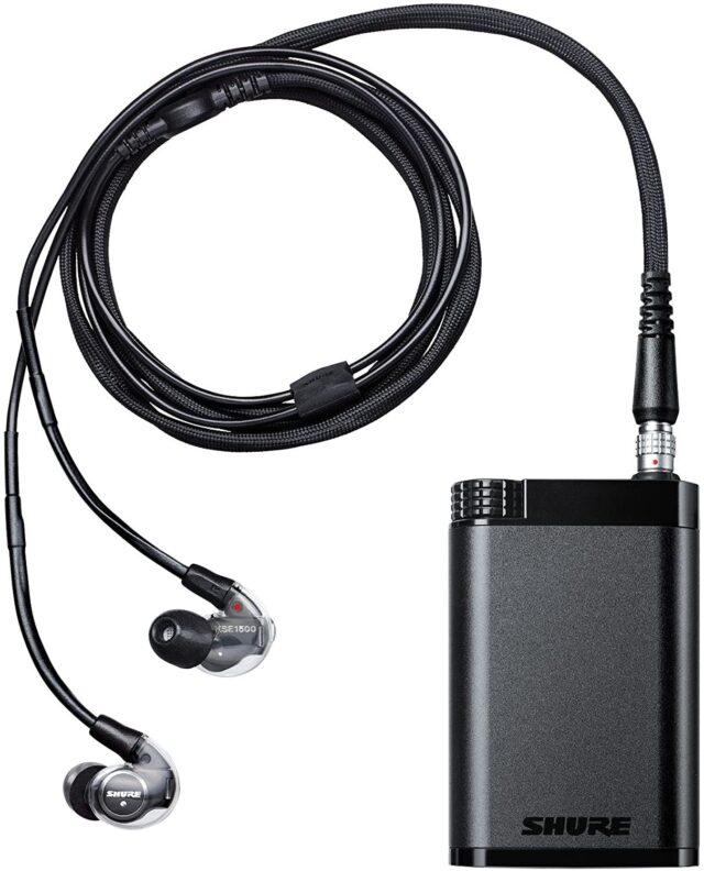 Shure KSE1200 Electrostatic Earphone System with High Voltage Amp, 37 dB Noise Isolation