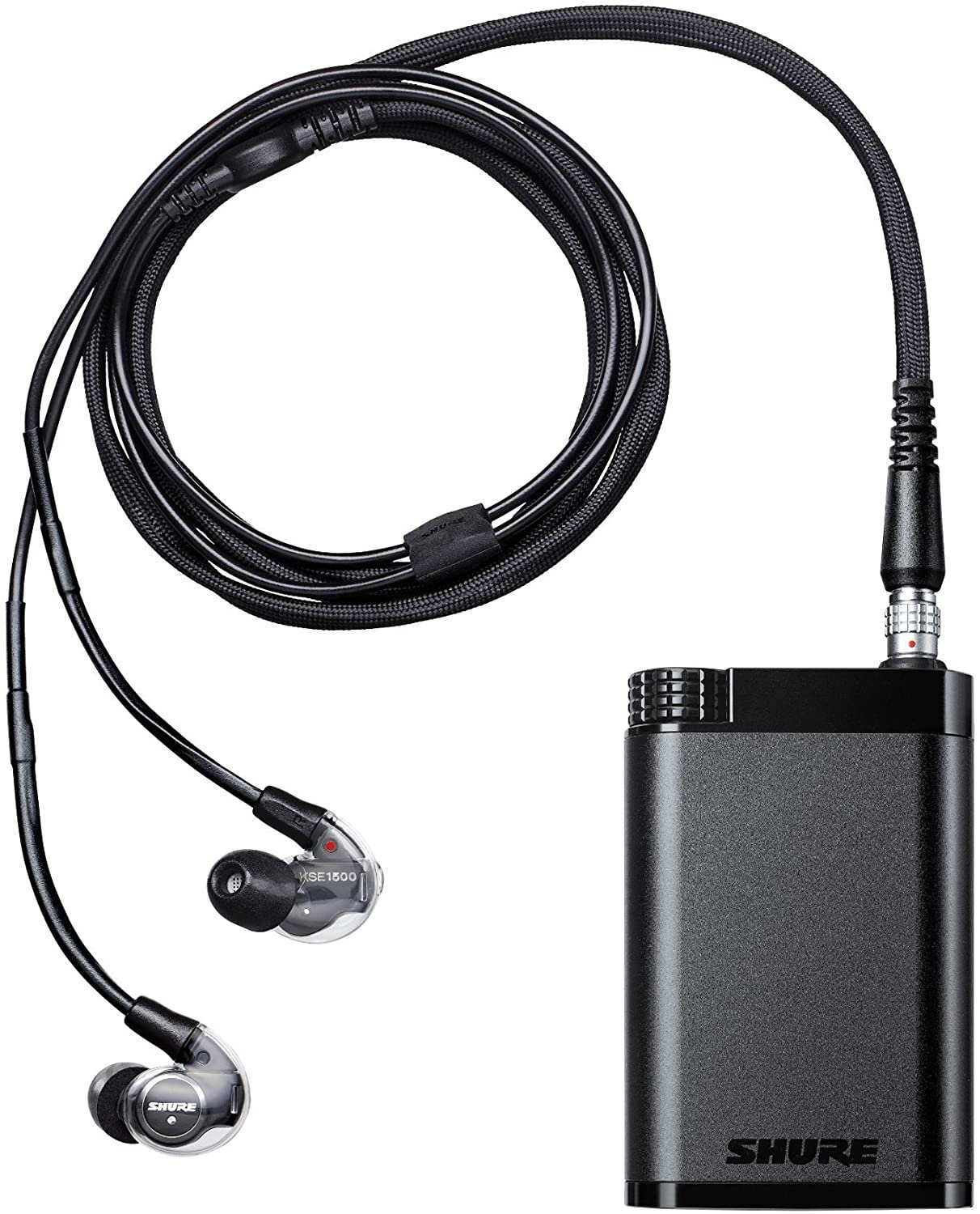 Shure KSE1200 Electrostatic Earphone System with High Voltage Amp, 37 dB Noise Isolation