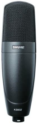 Shure Cardioid Studio Condenser Microphone KSM32/CG 15dB Attenuation - Charcoal Gray