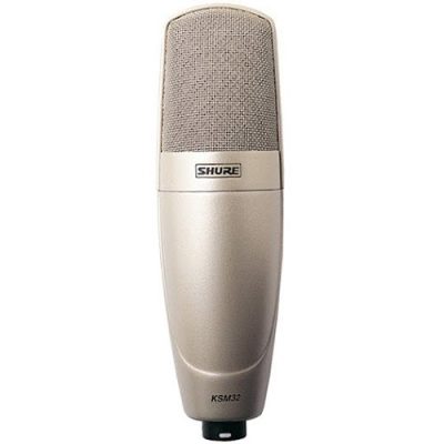 Shure Studio Condenser Microphone KSM32/SL with 15 dB Attenuation