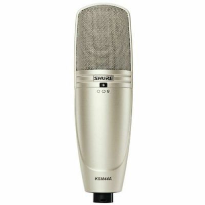 Shure KSM44A/SL Multi-Pattern Dual 1" Diaphragm Condenser Microphone