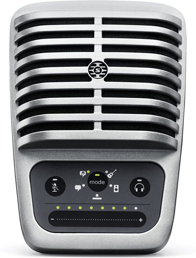 Shure Digital Condenser Microphone MV51/A with 5 DSP Modes for Mac, PC, iPhone, iPad