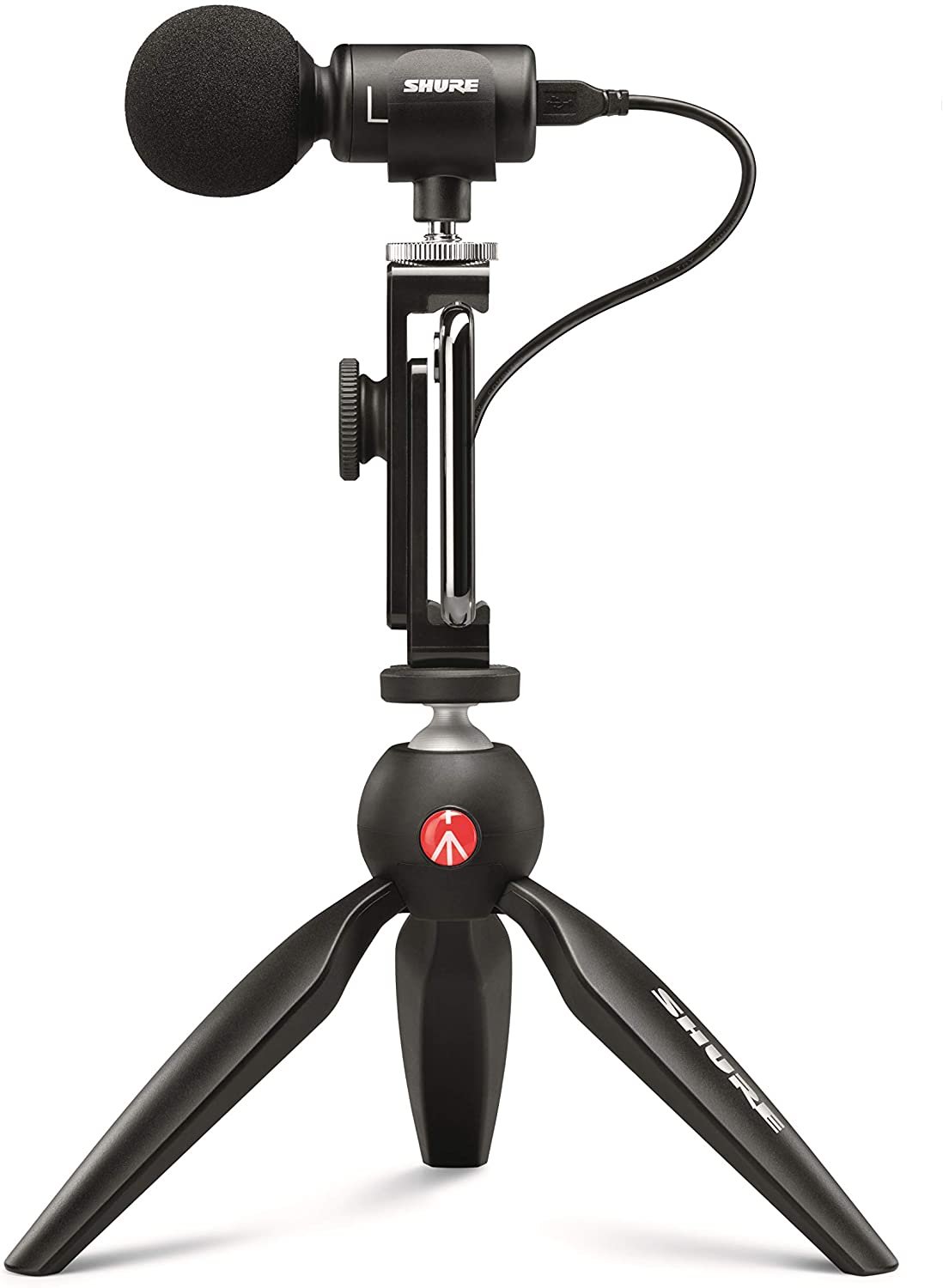 Shure MV88+ Video Kit Microphone Mid-Side Stereo for iOS Android