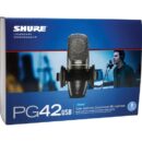 Shure Condenser Microphone PG42-USB with Low Noise for Vocal Recording