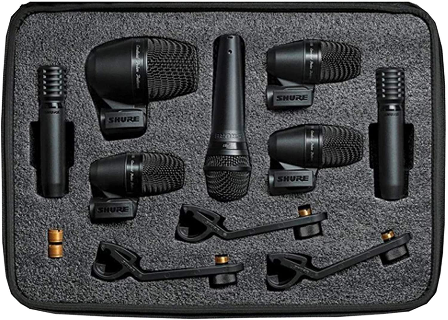 Shure Drum Microphone Kit PGADRUMKIT6 6-Piece for Performance and Recording - Image 3