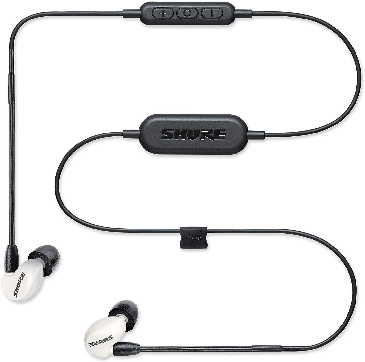 Shure SE215 Wireless Earphones with Bluetooth - White - 8 Hr Battery