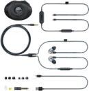 Shure Earphones SE425-V Silver with Dual HD Drivers and Bluetooth 4.1