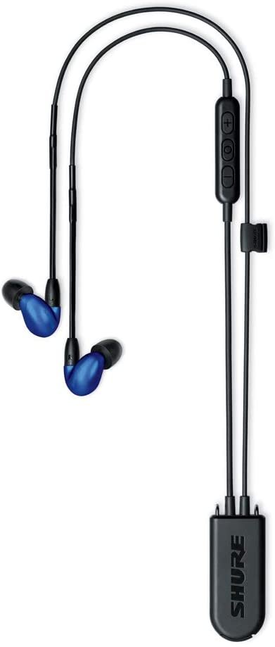 Shure SE846 Sound Isolating Earphones Blue with 4 Drivers and Noise Isolation