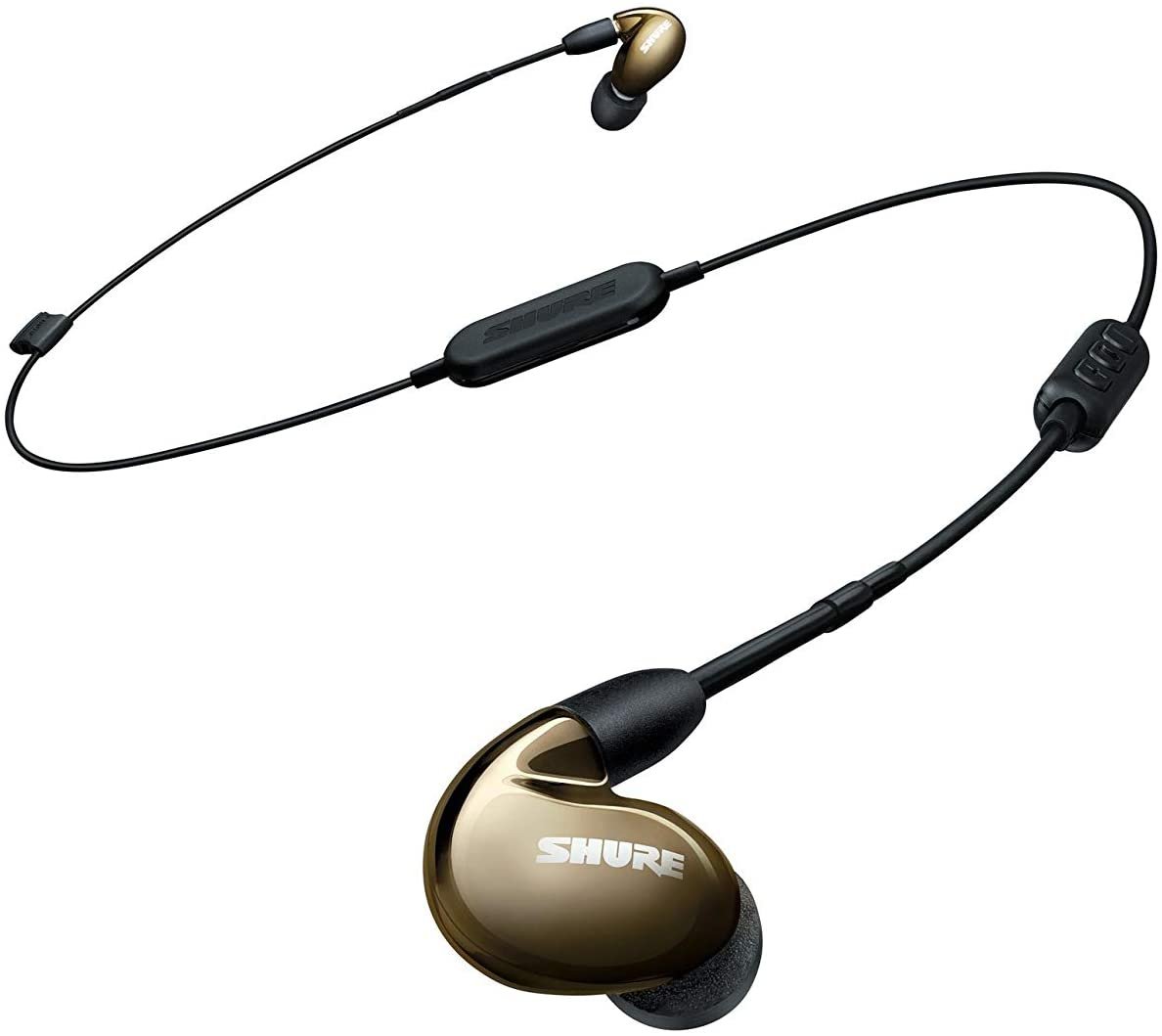 Shure SE846 Sound Isolating Earphones with 4 Drivers, Bronze, Bluetooth