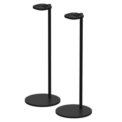 Sonos Speaker Stands for One and Play:1 - Black Pair with Cable Management