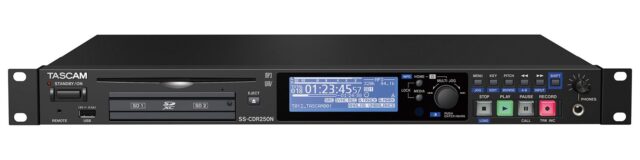 Tascam 2-Channel Network CD Media Recorder SS-CDR250N with Dante Option