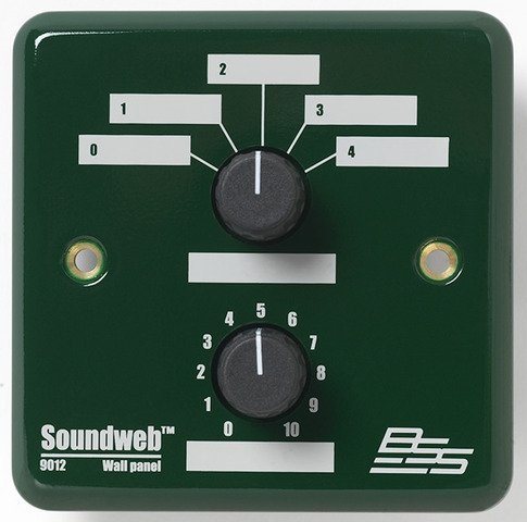 BSS Soundweb SW9012UK Wall-Mounted Control Panel with Rotary Fader