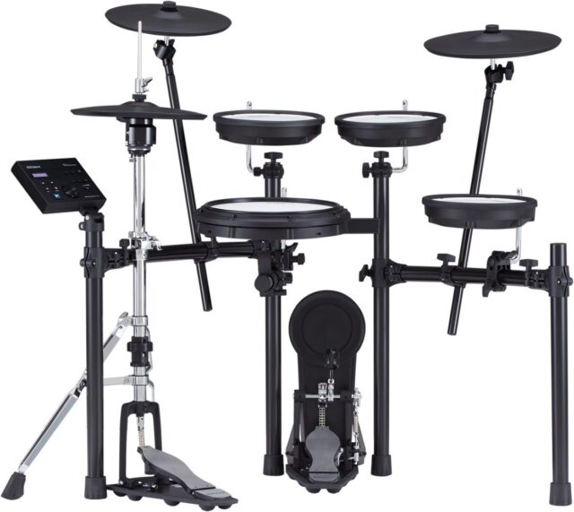 Roland Electronic Drum Set TD-07KVX with Mesh Heads and Bluetooth