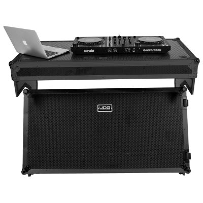 UDG Ultimate Flight Case Z-Style DJ Table with Wheels - Black, Portable, Durable
