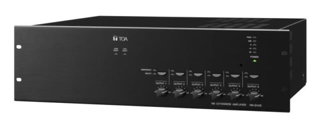 Toa VM-3360VA System Management Amplifier 360W for Commercial Use