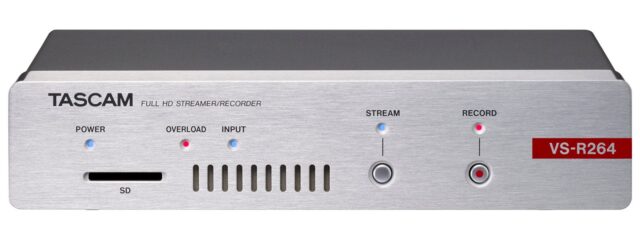 Tascam VS-R264 Full HD Streaming Encoder with H.264 and RTMP Support
