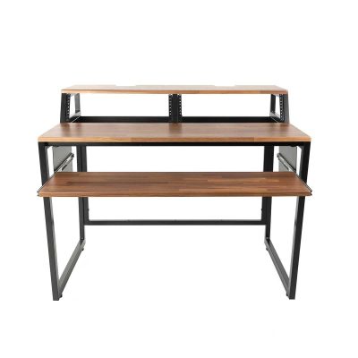 Wavebone Studio Desk Star Rover with 6U Rack Space and Wood Top