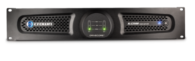 Crown XLC 2500 500W Two-Channel Power Amplifier with DriveCore Technology