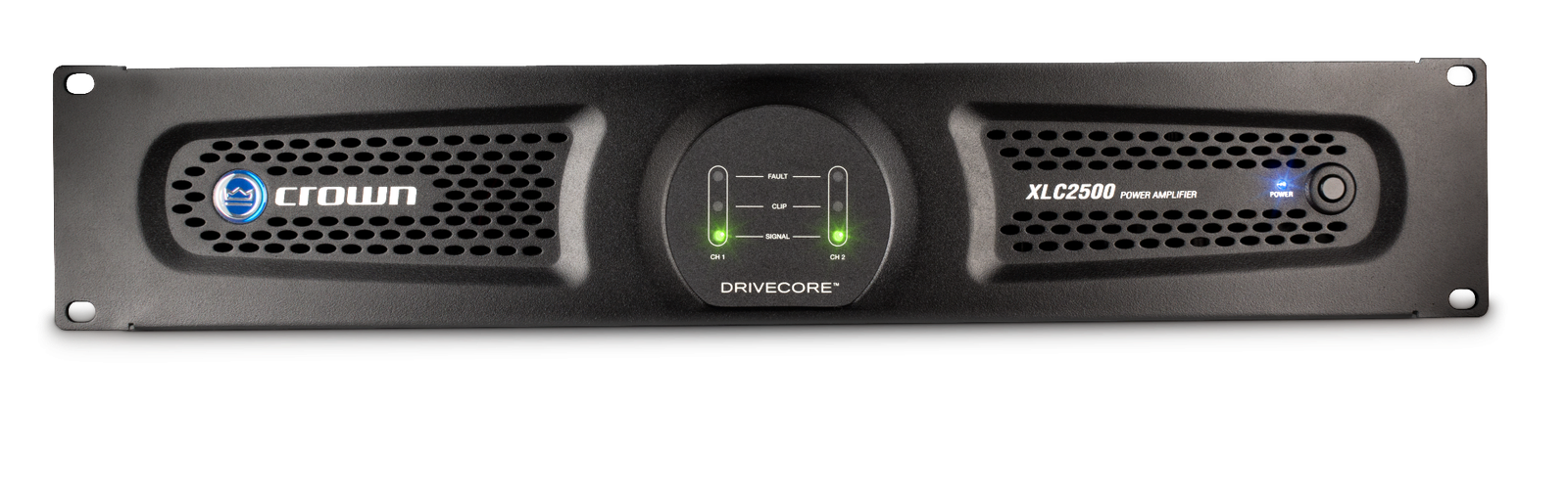 Crown XLC 2500 500W Two-Channel Power Amplifier with DriveCore Technology