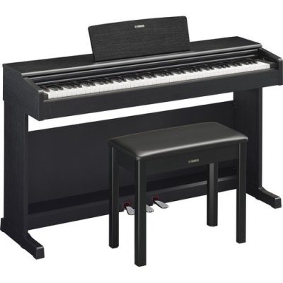 Yamaha Arius YDP-144B Digital Piano with Bench, 88-Key GHS Action, Black Walnut