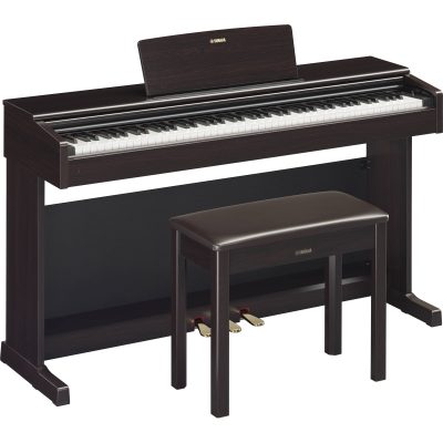 Yamaha Digital Piano Arius YDP-144R with Bench, 88-Key GHS, Rosewood