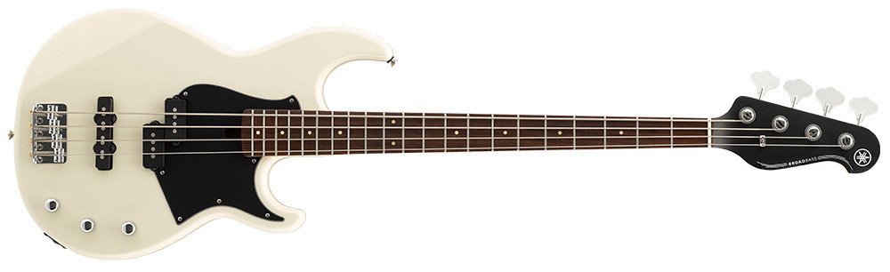 Yamaha 4-String Electric Bass Guitar BB234 Solid Alder Vintage White - Image 3