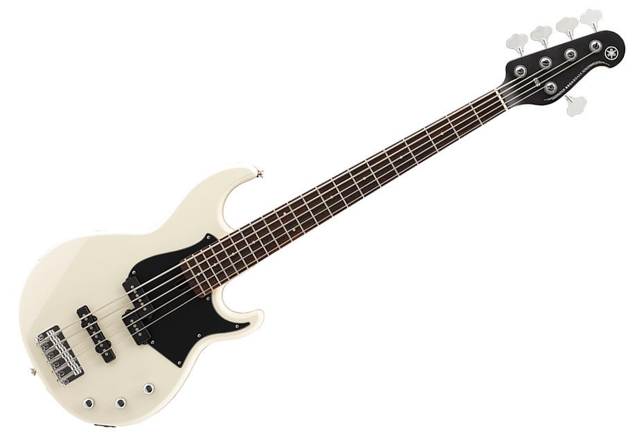 Yamaha 5-String Bass Guitar BB235 VW Alder/Maple Body in Vintage White