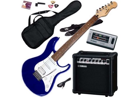 Yamaha Electric Guitar EG112GPII with Amplifier - Metallic Blue