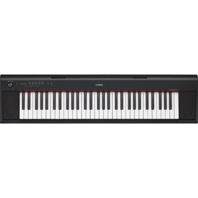 Yamaha NP-12B Piaggero 61-Key Portable Keyboard with Touch Response (Black)