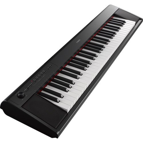 Yamaha NP-12B Piaggero 61-Key Portable Keyboard with Touch Response (Black) - Image 2