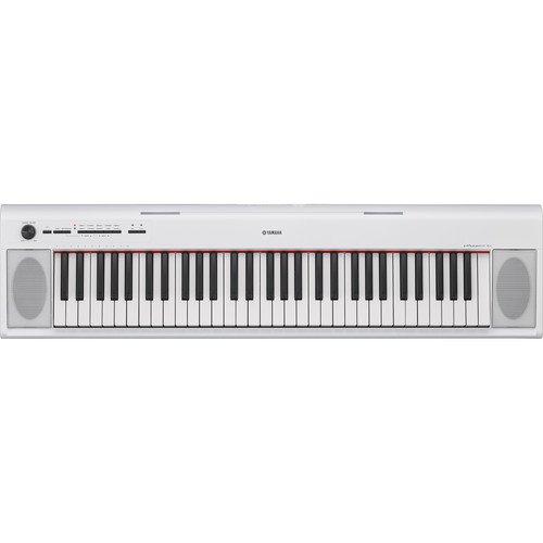 Yamaha NP-12 Piaggero 61-Key Portable Keyboard White Touch Response