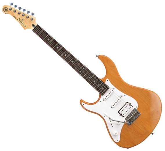Yamaha Electric Guitar Pacifica 112JL Left-Handed Alder Body Yellow Natural Satin