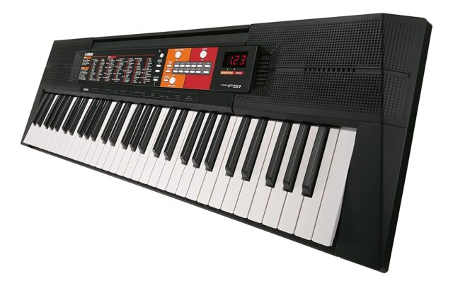 Yamaha Portable Keyboard PSR-F51 61-Key with 120 Voices for Beginners