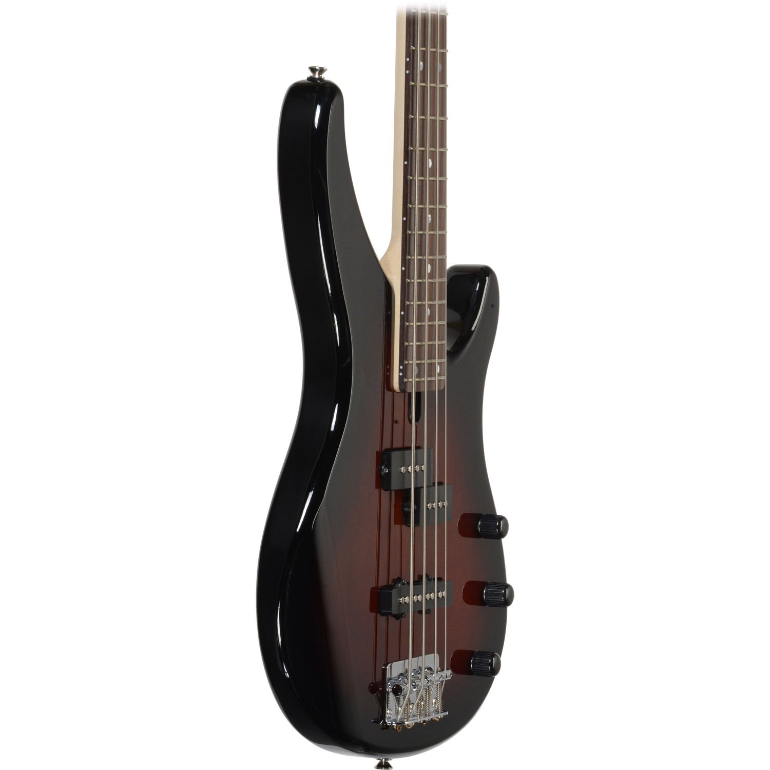 Yamaha Electric Bass Guitar TRBX174 with P/J Pickups in Old Violin Sunburst - Image 2