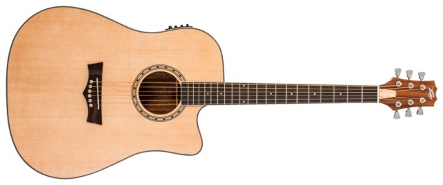 Peavey DW 2 CE DELTA WOODS® SOLID TOP CUTAWAY ACOUSTIC-ELECTRIC GUITAR WITH ELECTRONICS