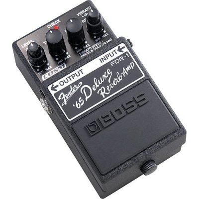 Boss FDR-1 Guitar Pedal - Fender '65 Deluxe Reverb Tone with Reverb Control