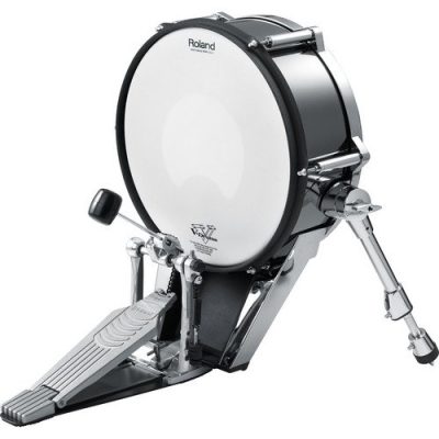 Roland V-Kick Trigger Pad KD-140 14in Mesh Head Black Chrome