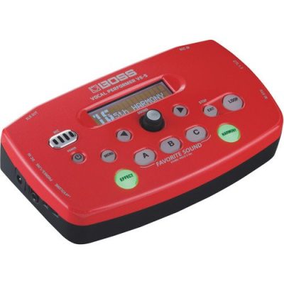 Boss VE-5 Vocal Performer Red with Phrase Looper for Singers