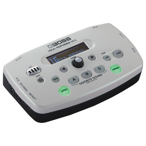 Boss VE-5 Vocal Performer White with Phrase Looper for Singers