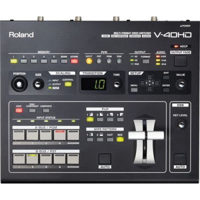 Roland V-40HD 4-Channel HD HDMI Video Switcher with Multi-Format Scaler